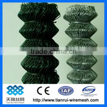 high security galvanized & pvc coated chain link fence