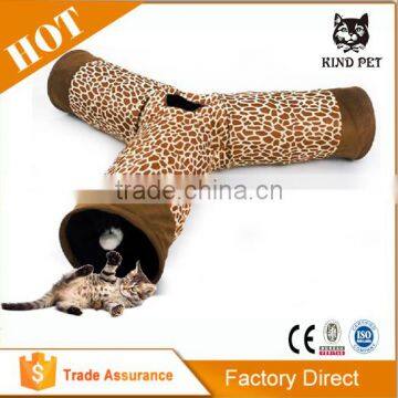 High Quality 3 Ways Cat Tunnel Toy