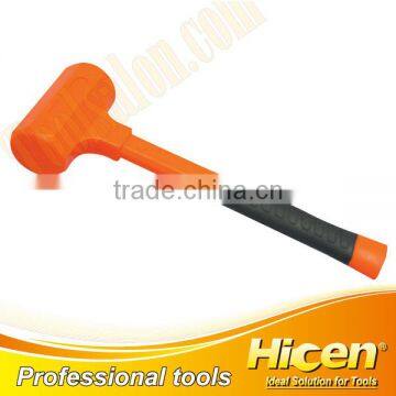 Double color multi-purpose shockproof and no rebound dead blow mallet hammer