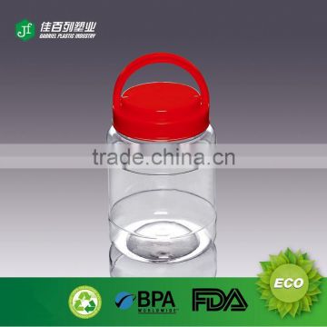 Wholesale Clear Round Plastic Airtight Jar For Candy