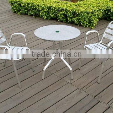 outdoor furniture, aluminum table and chair