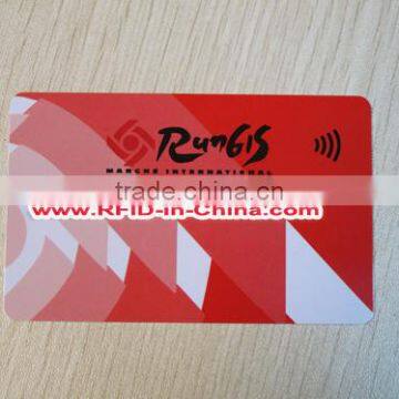 Popular RFID Back Cards, Printable Proximity Card, 125KHz/13.56MHz RFID Card