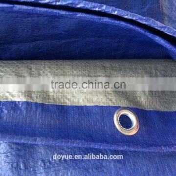 Vinyl Coated Polyester Truck Tarp Fabric 250gsm Heavy Duty pe Tarpaulin Sheet photo-2
