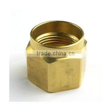 High precision CNC machining brass Made full nut with prefect quality