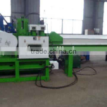 Wood sawdust machine with material in automatic