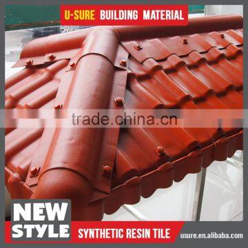 Colored Corrugated Lightweight Synthetic Spanish Roof Tile photo-6