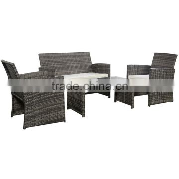 9 piece outdoor garden wicker rattan patio cube set furniture dinning set