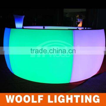 Indoor Plastic Color Changing LED Light Up Bar Table photo-4