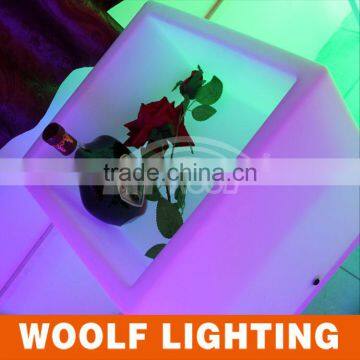 HOT Illuminated flashing color changing led bean wine tank