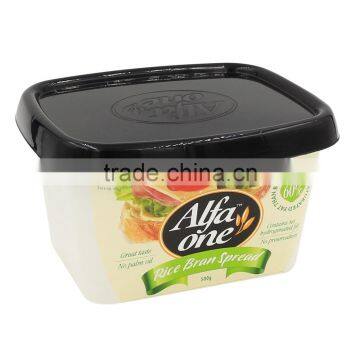 500g Margarine Spread Container, Plastic Spreadable Butter Blend Tub photo-4