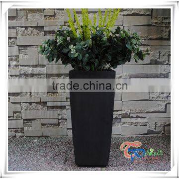 High Quality Polyresin Square Tall Garden Line Planters photo-2