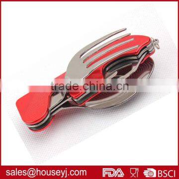 Detachable Picnic Tool Folding Camping Tool Portable Stainless Steel Fork Outdoor Tableware Spoon & Knife photo-4