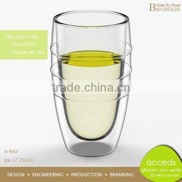 Made in China Double Wall Unbreakable Glass Cheap Beer Mugs