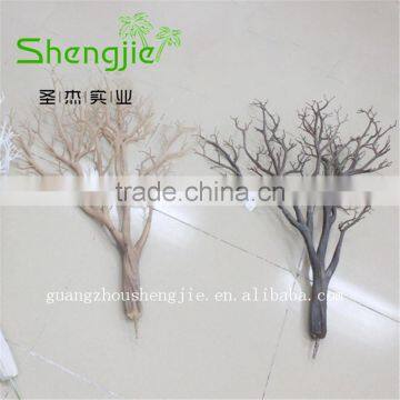 SJLJ013203 high quality artificial dry tree without leaves / plastic dry tree branch for Christmas decoration