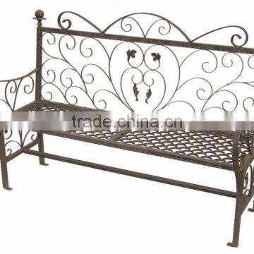 outdoor wrought iron garden benches