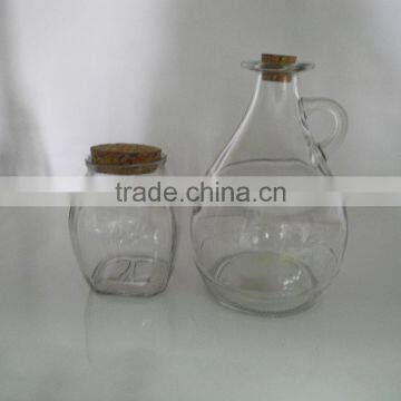 Different Design Glass Jar With Cork Lid for Olive Oil photo-3