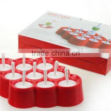 9 Cavities Mini Silicone Ice Pops Mold Ice Ball Maker Mold photo-5