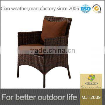 Fast delivery Foshan factory made outdoor rattan garden dining chair