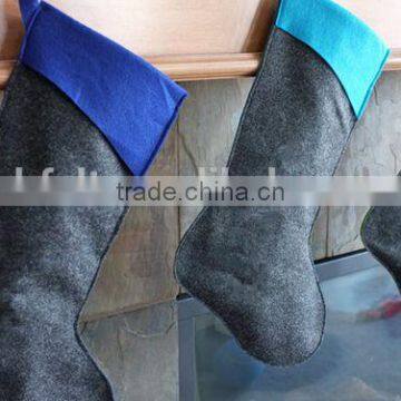 2016 new hot sale top quality felt christmas socks for chritmas stocking