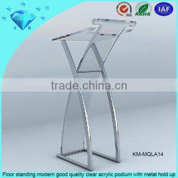 OEM Crystal Clear Podium Pillar Podium on Square Pillar for Speach photo-5