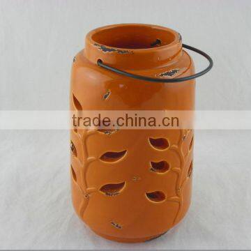 2014 new products ceramic storm lantern