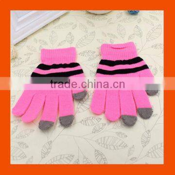 Pink Color iPhone Message Texting Gloves