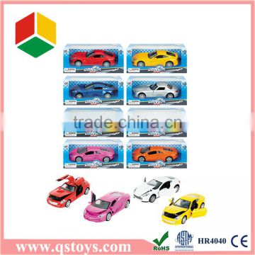 Fashion mini pull back mental model car toys for toddlers