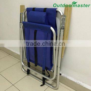 Outdoor Lightweight Beach Backpack Blue Camping Chair Foldable photo-5