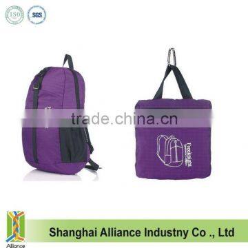 Waterproof light weight foldable backpack for hiking, Purple(CF-208)