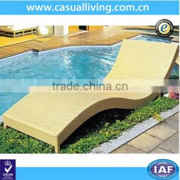 outdoor pvc wicker patio furniture swimming pool modern lounge chair