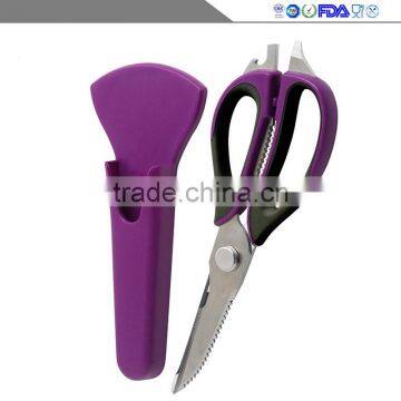 MARX Super Combo Multi Purpose 5 Blade Herb Scissors + Heavy Duty Multifunction Kitchen Shears Set for Chicken,Poultry,Fish,Meat