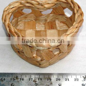 Water Weed Woven Basket (Jute Reed Straw Family)