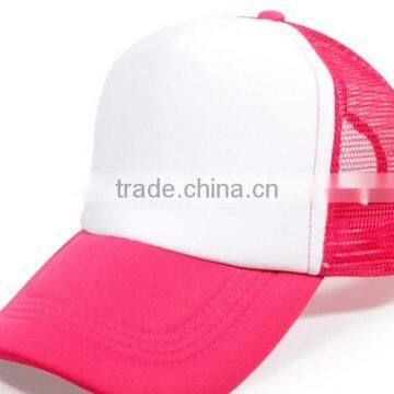 Custom Blank Tucker Hats Mesh Fabric Baseball Cap With Sponge photo-5