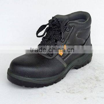 new design black steel safety shoes