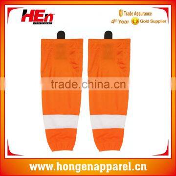 Hongen apparel polyester ice hockey socks, kneelet ice hockey socks