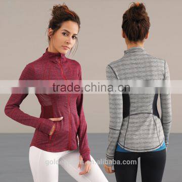 280 gsm nylon blend elestane gym tops women