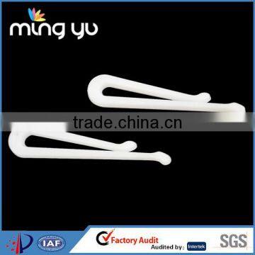 Factory Wholesale All Kinds of Ps No Tooth White or Transparent Plastic Clips Used for Shirt Package Garment Accessories