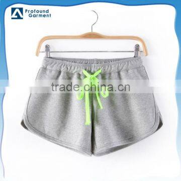 Custom women crossfit shorts with waistband China wholesale