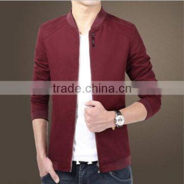 top quality men's wholesale blank baseball jacket