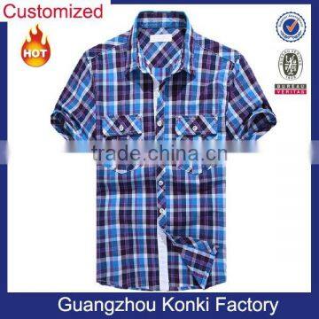 Fashion design mens casual shirt 2014 new style wholesale