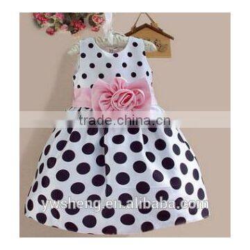 2016 Wholesale Baby Girls Summer Dot Dress photo-2