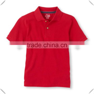 Youth Children's and school student Uniform Polo Shirts with OEM logo printing or embroidery wholesale