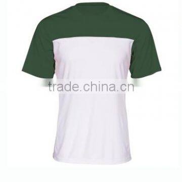 140gsm Jersey Men's Custom t Shirt With Double Color Pieces Stitching photo-3