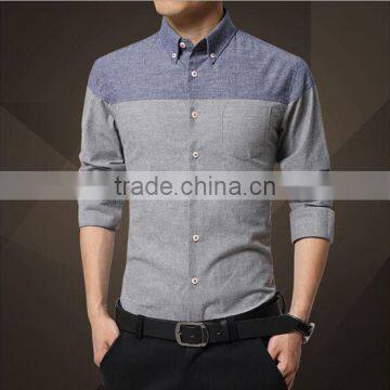 Wholesale Walson D82310f 2016 Korean Garment Latest Fashion Dress Mens Shirt Apparel photo-2