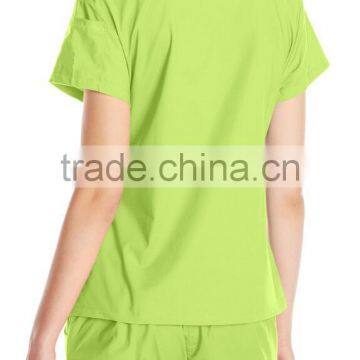 Women's V-neck Scrub Top With Closure Hospital Uniform photo-4