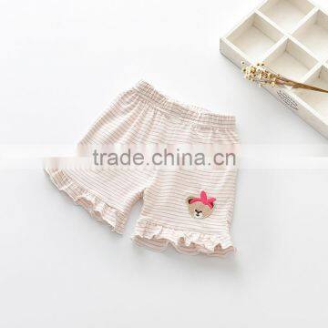Wholesale Striped Ruffle Shorts for Little Girls photo-5