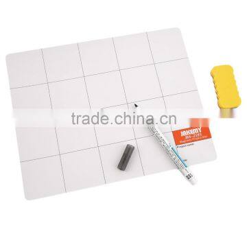 Magnetic Project Mat Plaid Aid Tool W/Marker Pen Mobile Phone Repair photo-4
