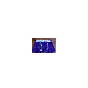 OEM Dark Blue Spandex Breathable Personalised Underwear for Men