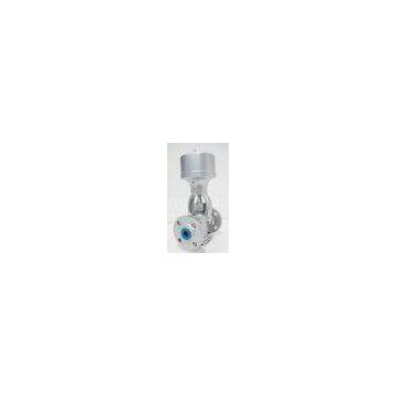 SelfControl 3 Way 2 Position Pneumatic Valve Three Port Cutting Valves