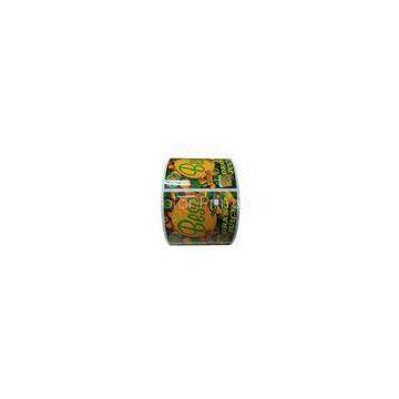 Waterproof Glossy Juice Bottle Labels , Round Label Stickers Roll For Beverage
